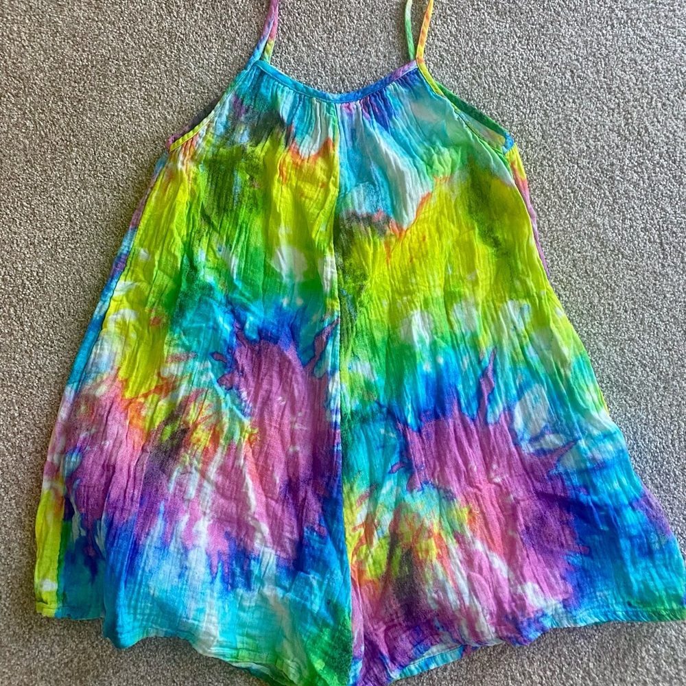 Next Direct Vibrant Tie-Dye Sleeveless Romper
